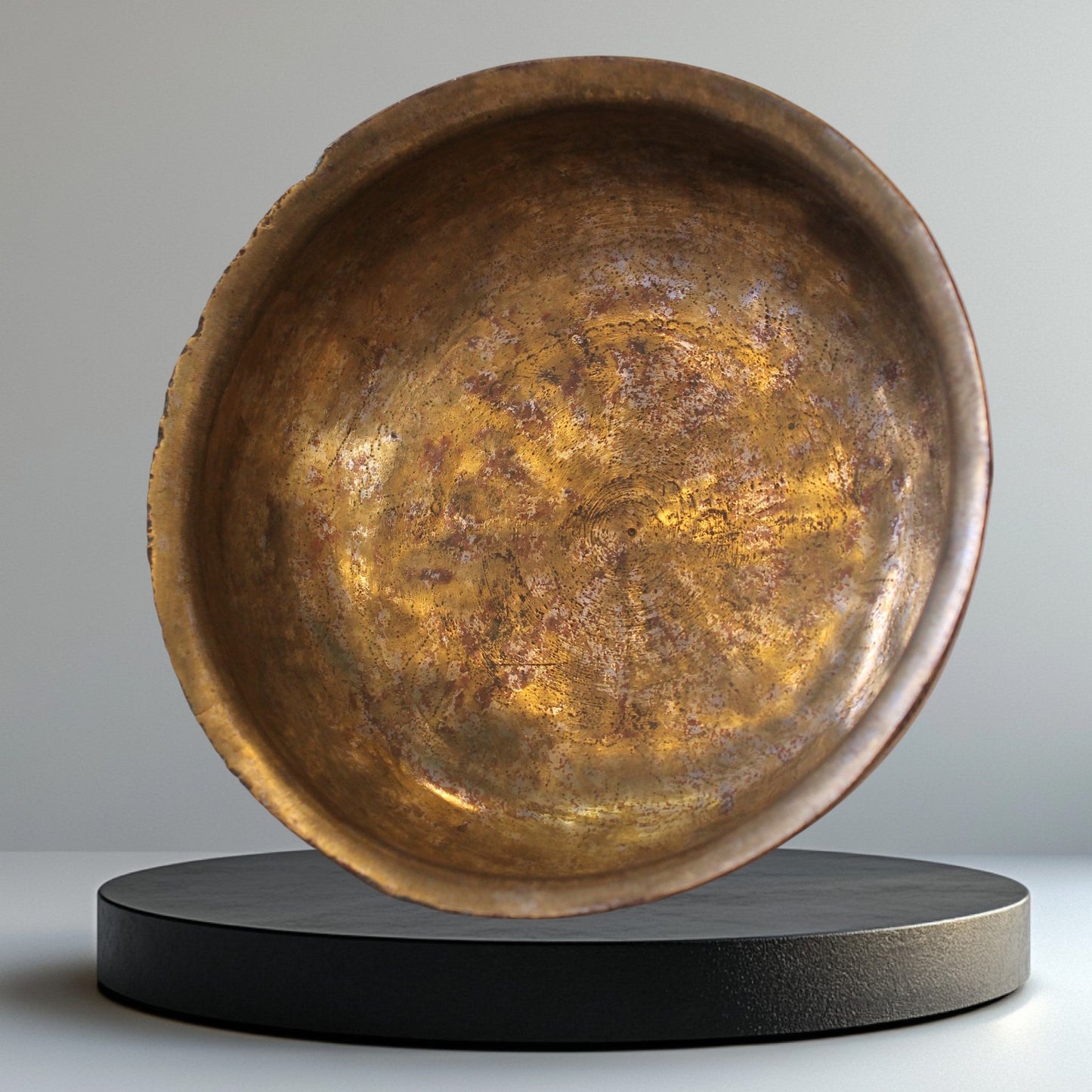 Antique Hand-Engraved “Dua” Hammam Bowl — 100+ Years Old | Unique Anatolian Ritual Piece (20 cm)