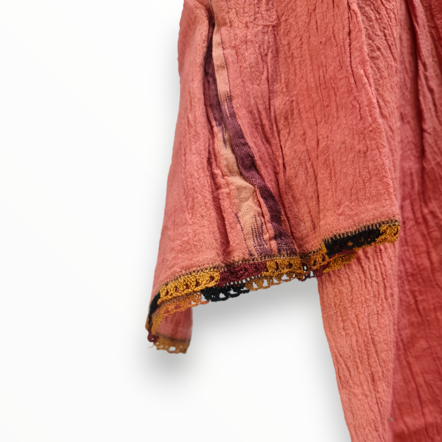Antique Turkish Hand-Woven Silk Women Shirt