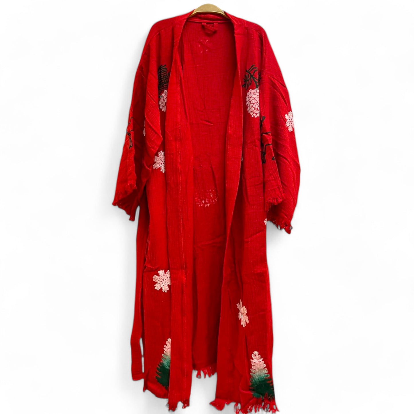 Christmas Turkish Towel Kimono Robe - Limited Collection