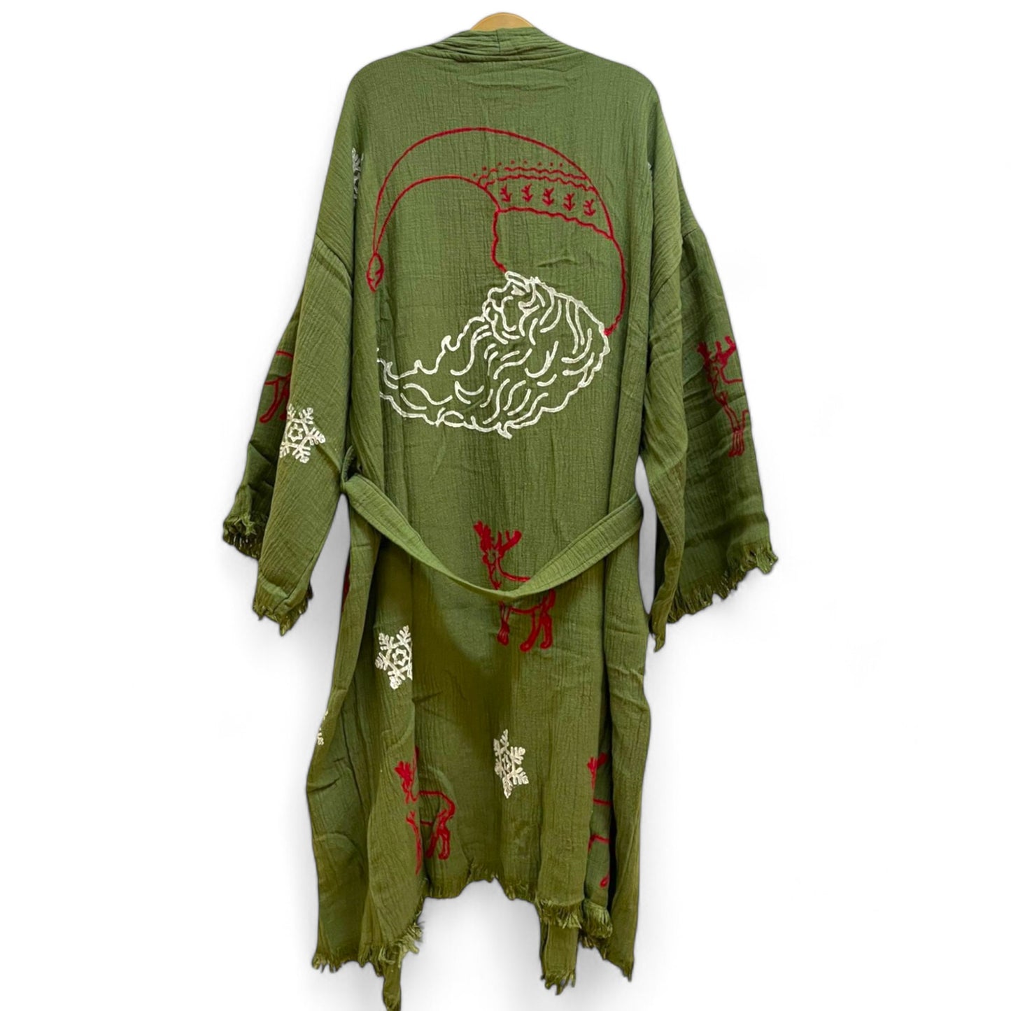 Christmas Turkish Towel Kimono Robe - Limited Collection