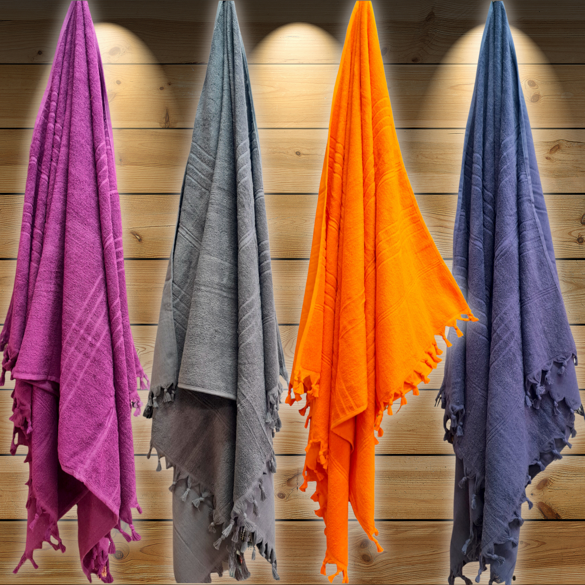 Double Side Turkish Terry Lightweight Towel Dervis Natural Textile