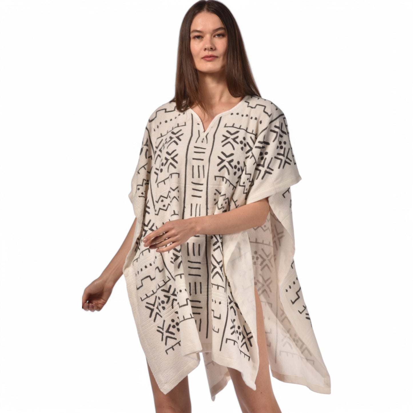 Ethno-Chic Turkish Towel Poncho