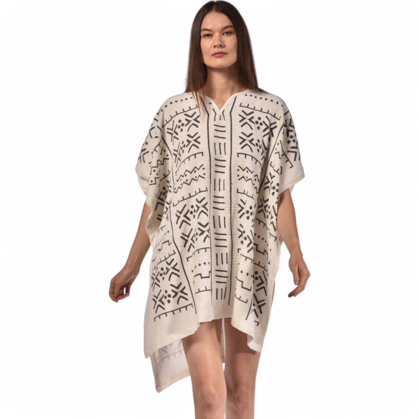 Ethno-Chic Turkish Towel Poncho