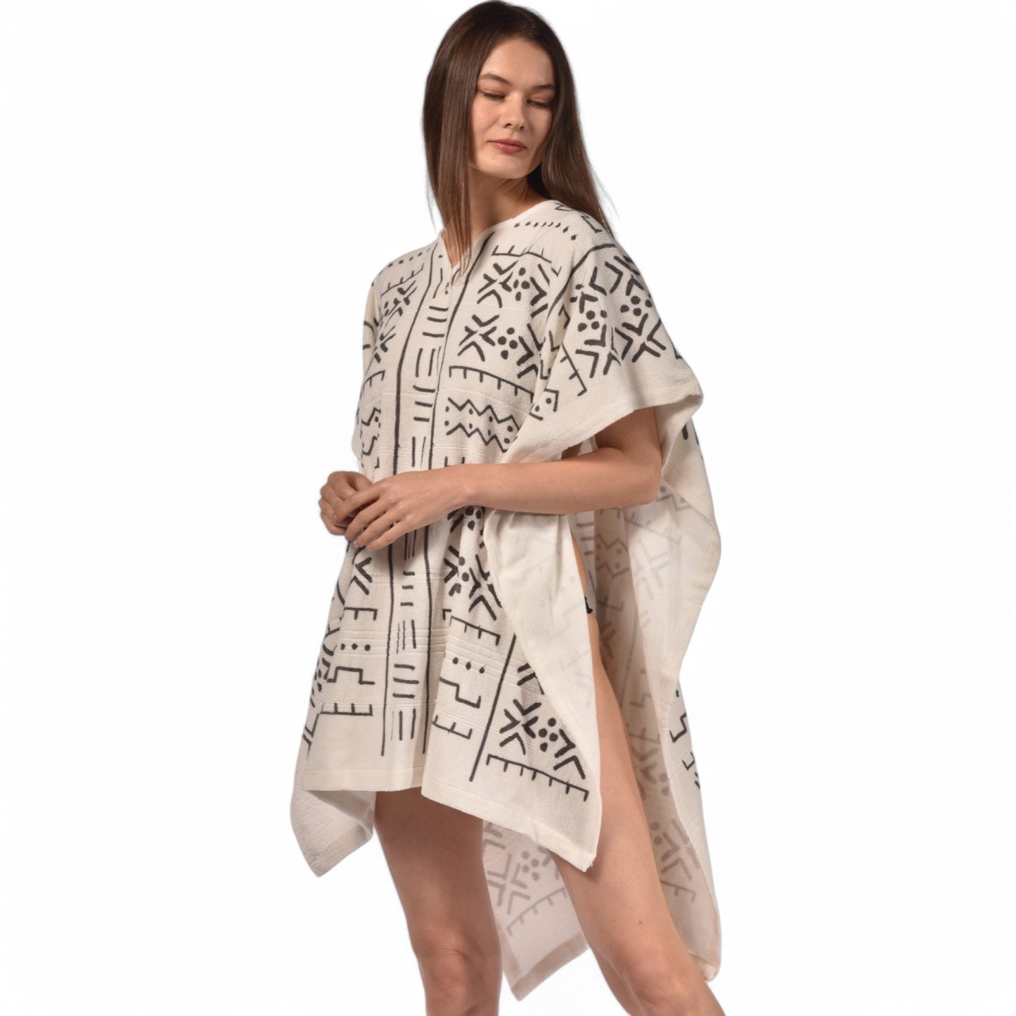 Ethno-Chic Turkish Towel Poncho