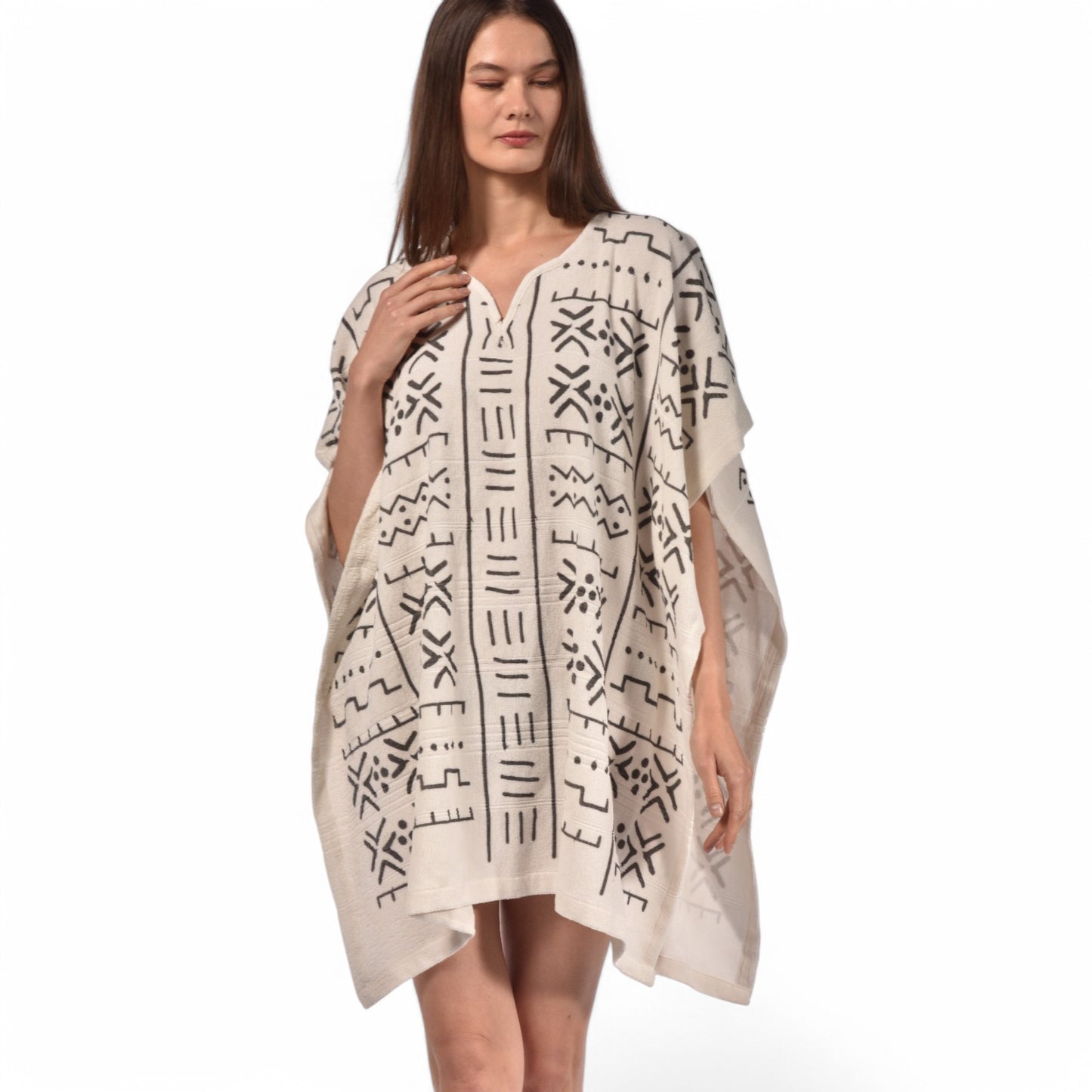 Ethno-Chic Turkish Towel Poncho