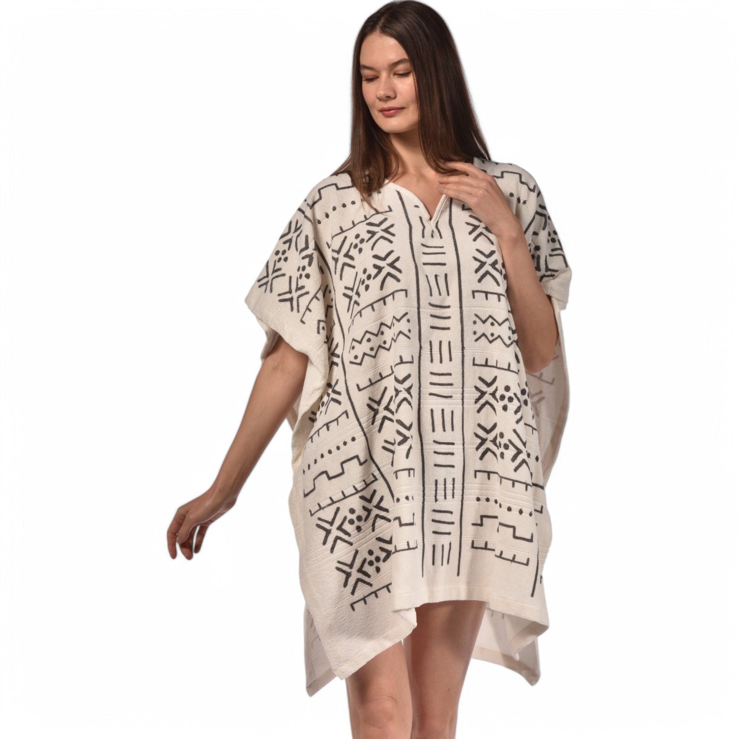 Ethno-Chic Turkish Towel Poncho