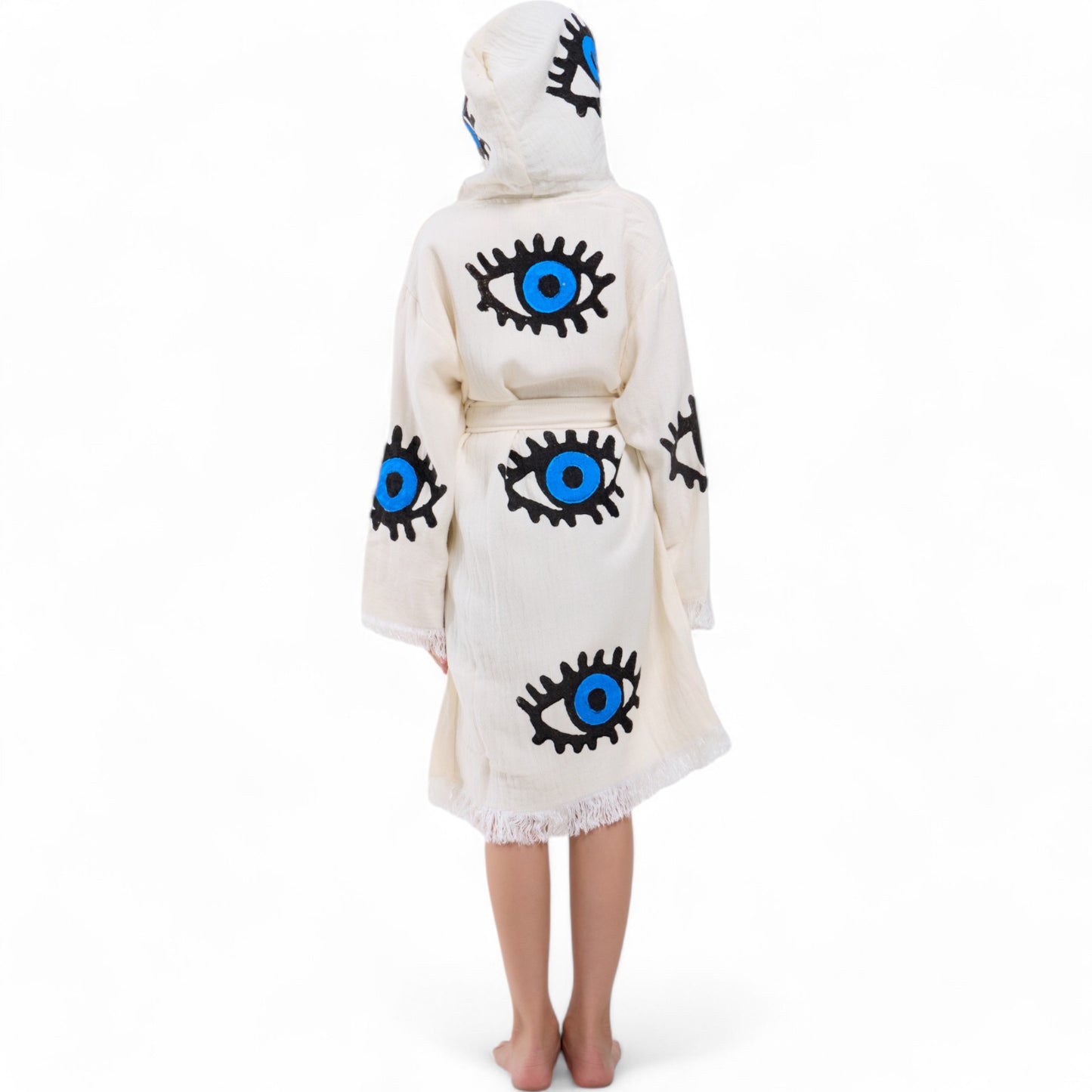 Evil Eye Nazar Turkish Towel Kids Bathrobe