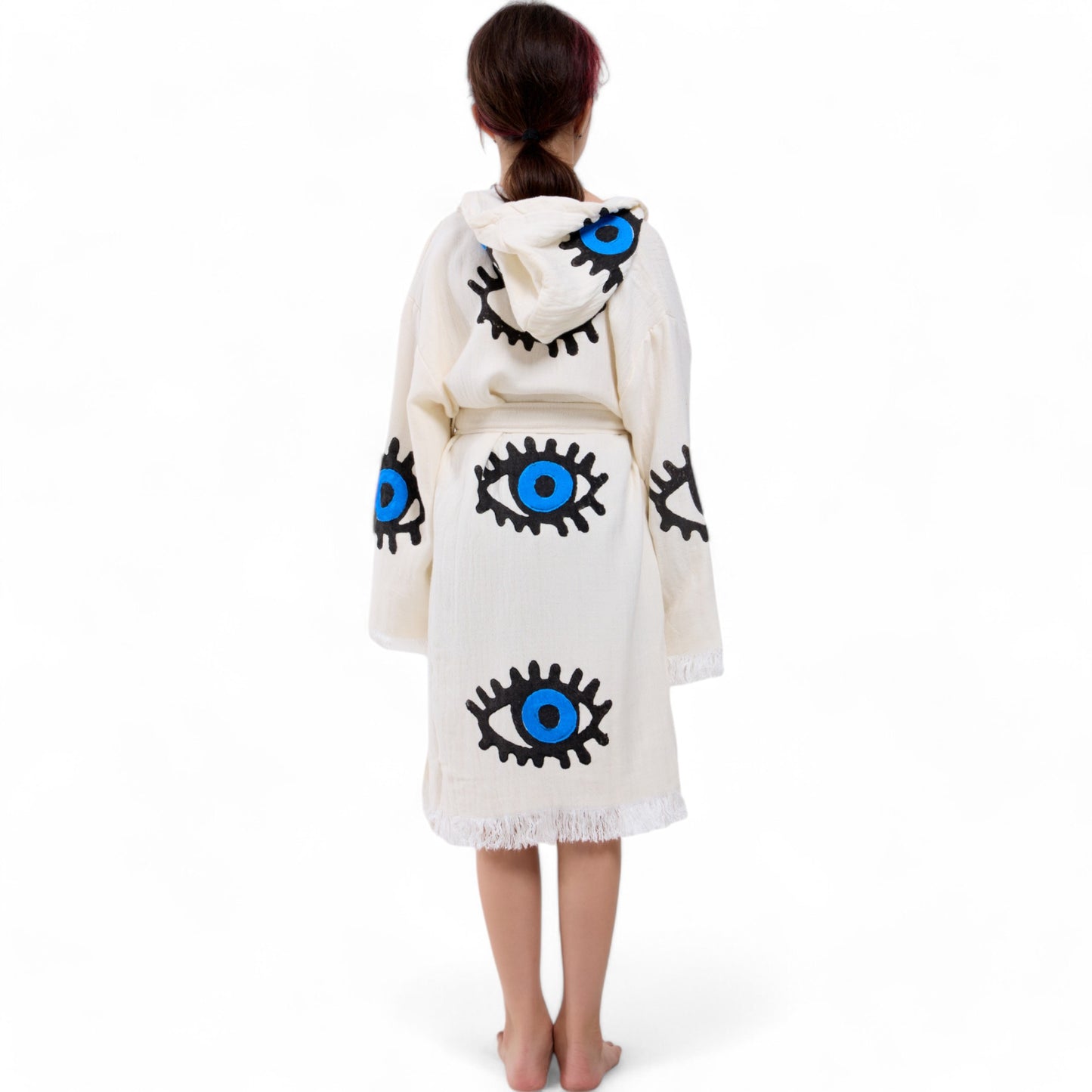 Evil Eye Nazar Turkish Towel Kids Bathrobe