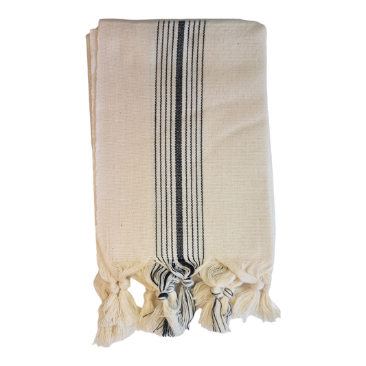 Hand-Woven Linen Stripe Hand Towel