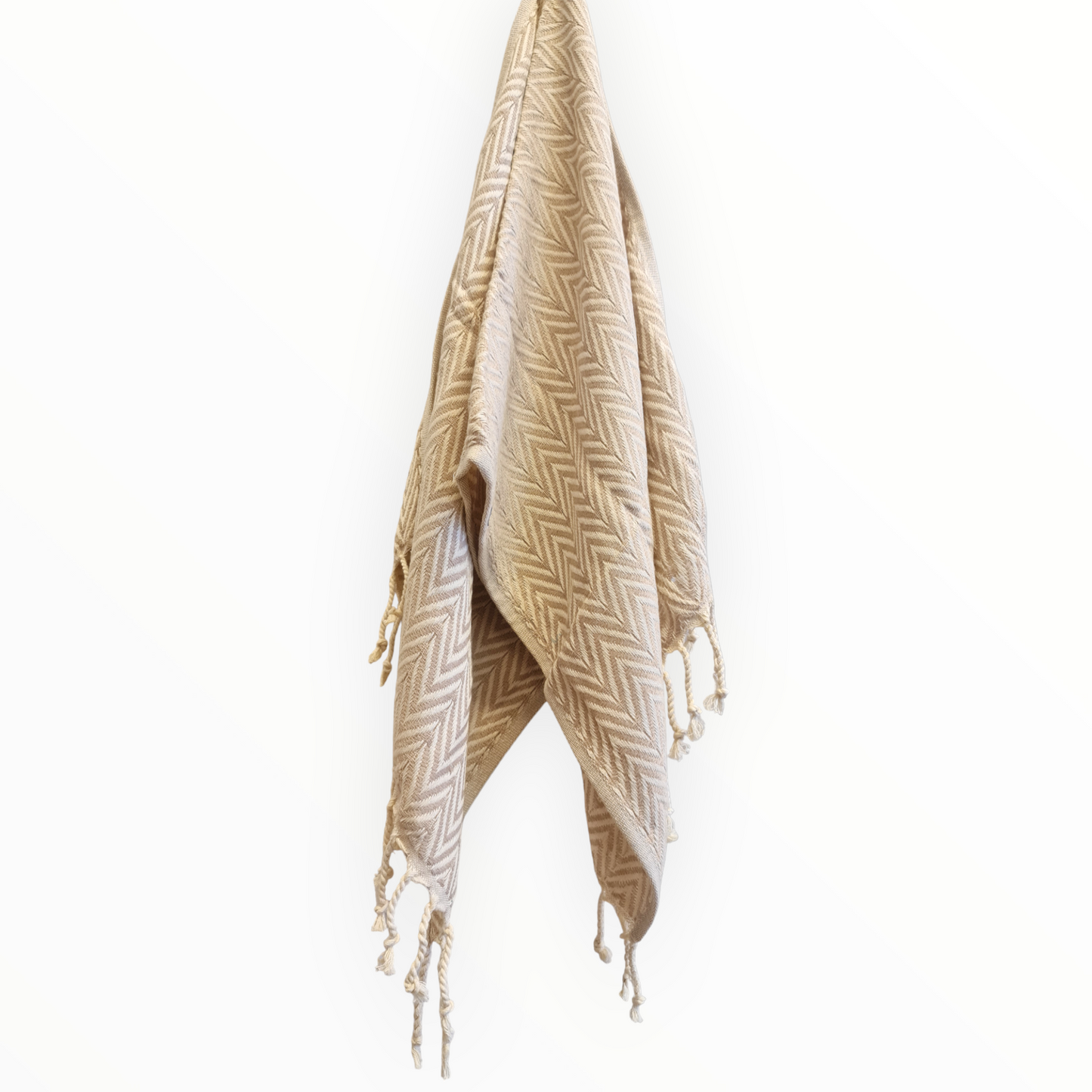 Hand-Woven Natural Turkish Cotton Hand Towel