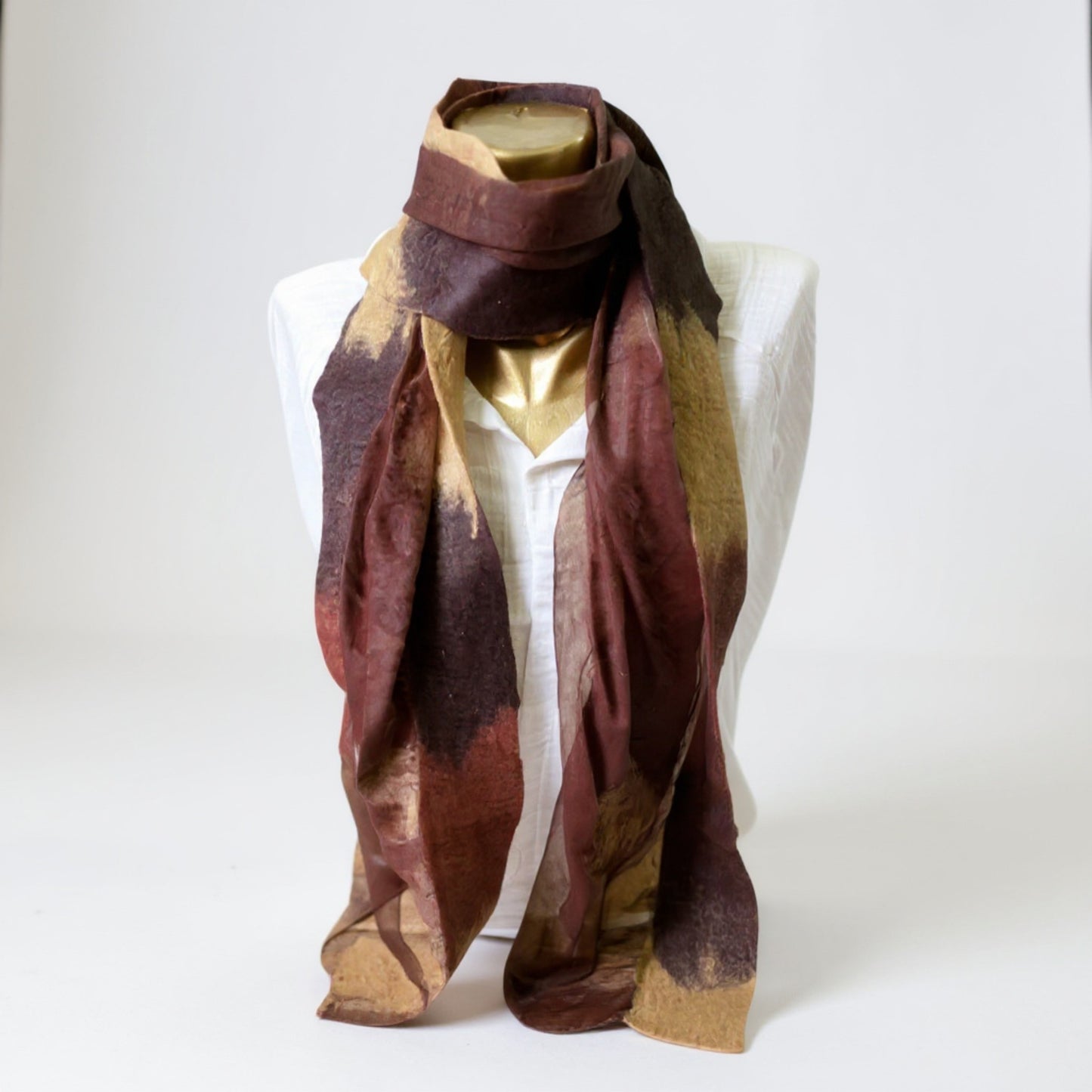 Hand Made Silk Felt Scarf