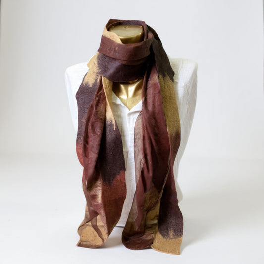 Hand Made Silk Felt Scarf
