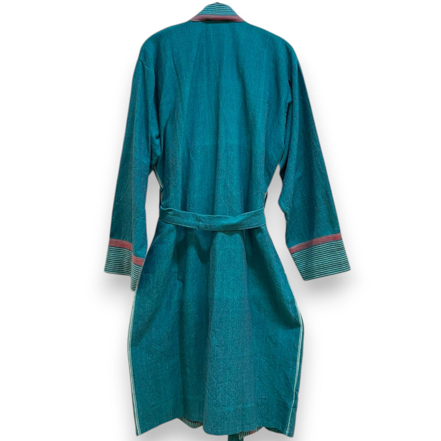 Hand Woven Linen Kimono Robe