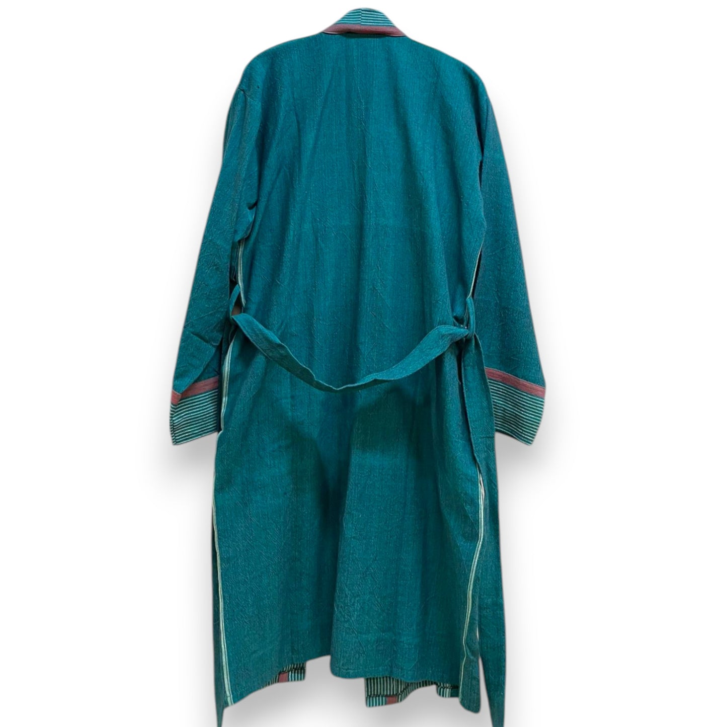 Hand Woven Linen Kimono Robe