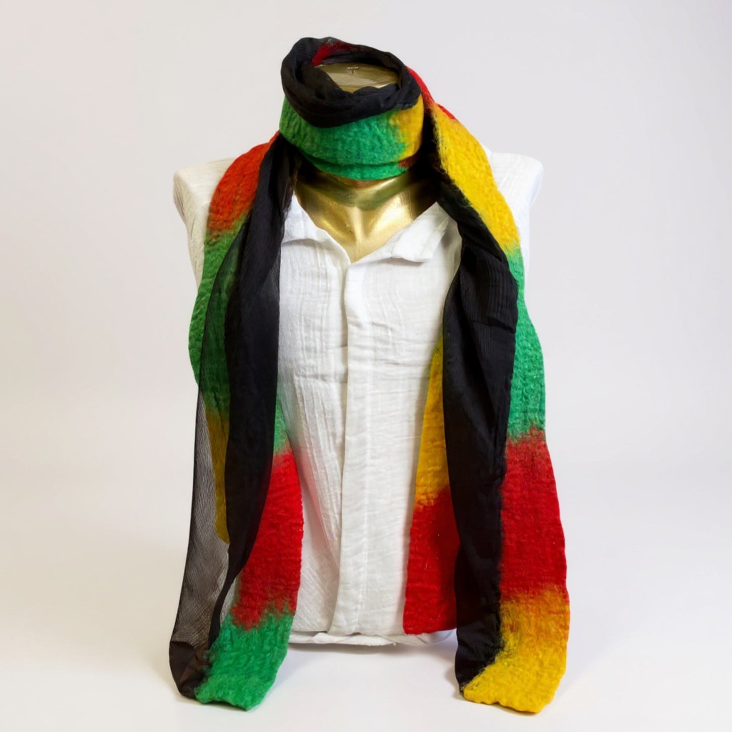 Hand Made Silk Felt Scarf