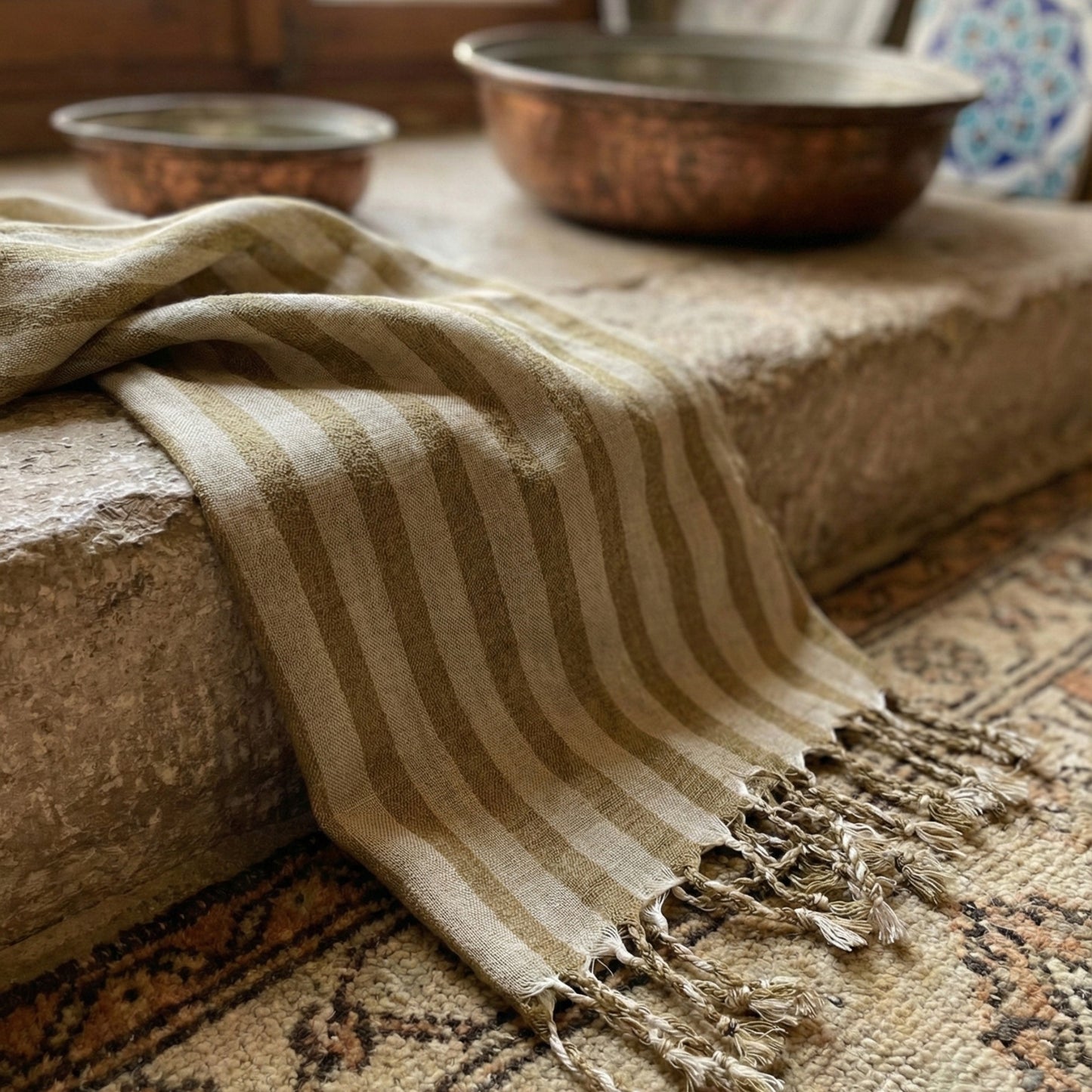 Handwoven Anatolian Silk Scarf – Limited Heritage Collection