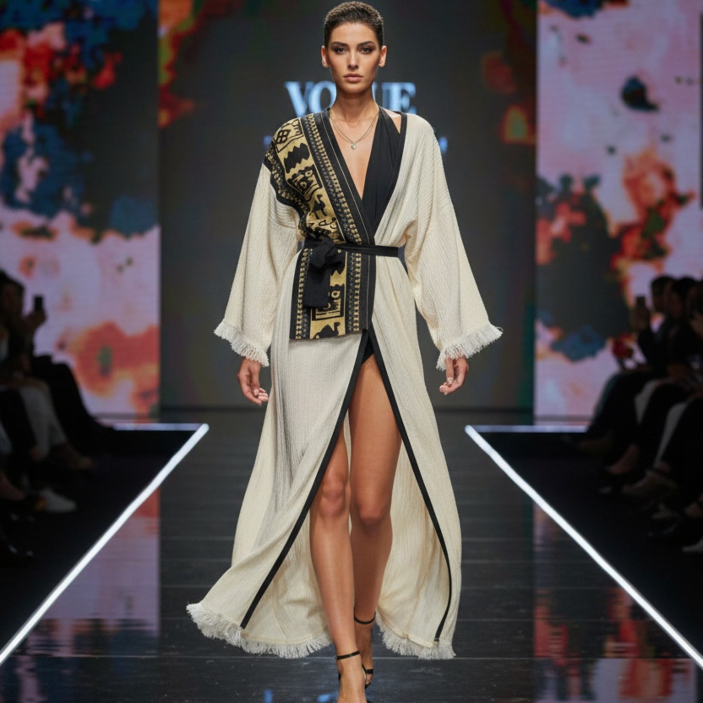 Handwoven Ottoman Palace Kaftan Kimono – Limited Collection