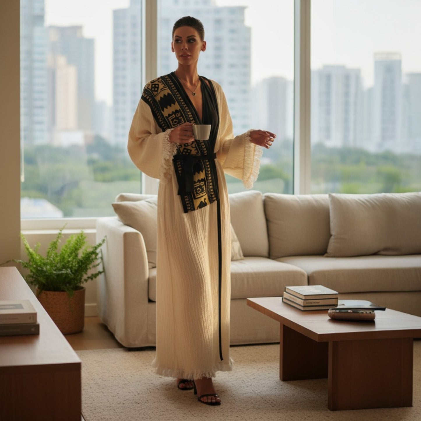 Handwoven Ottoman Palace Kaftan Kimono – Limited Collection