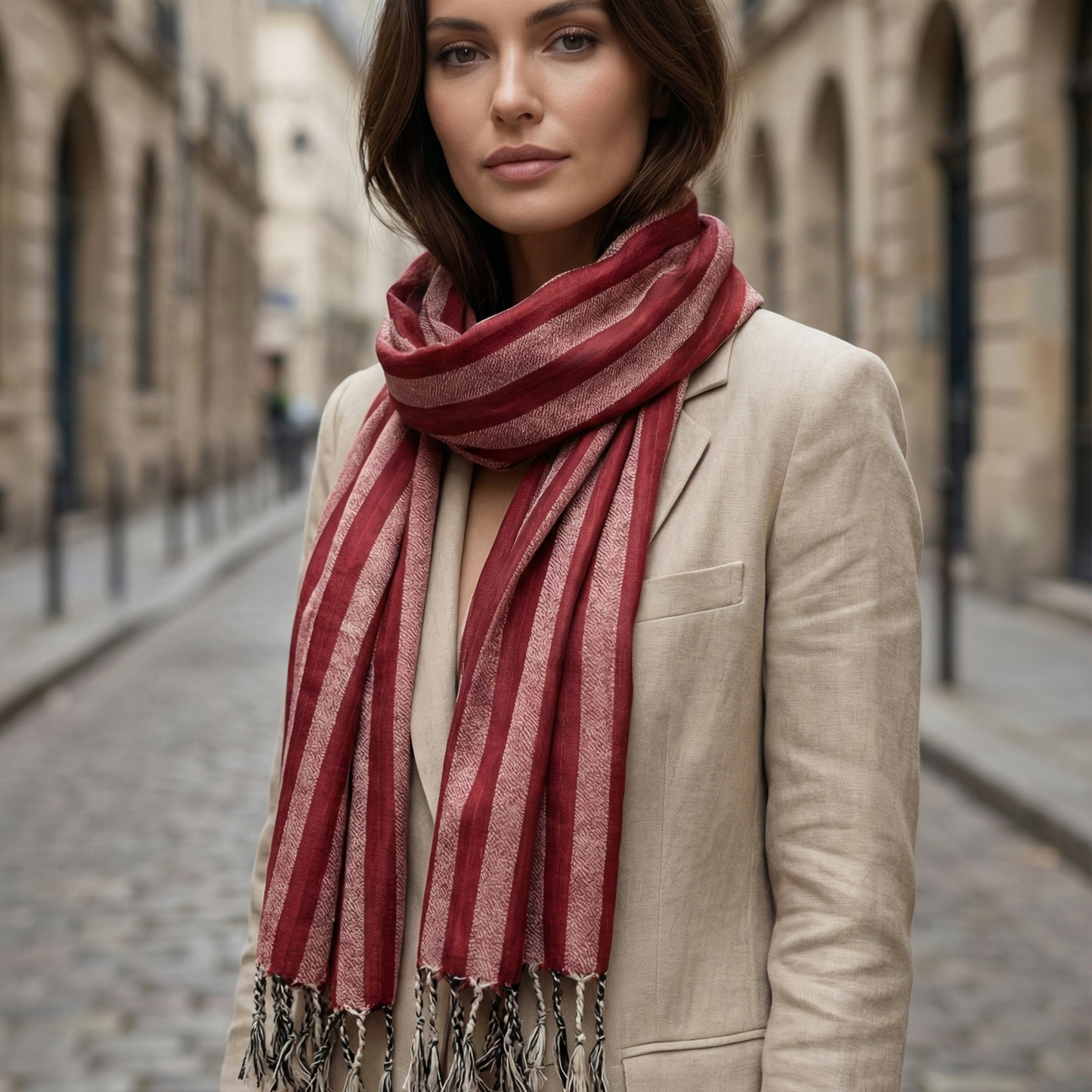 Handwoven Anatolian Silk Scarf – Limited Heritage Collection