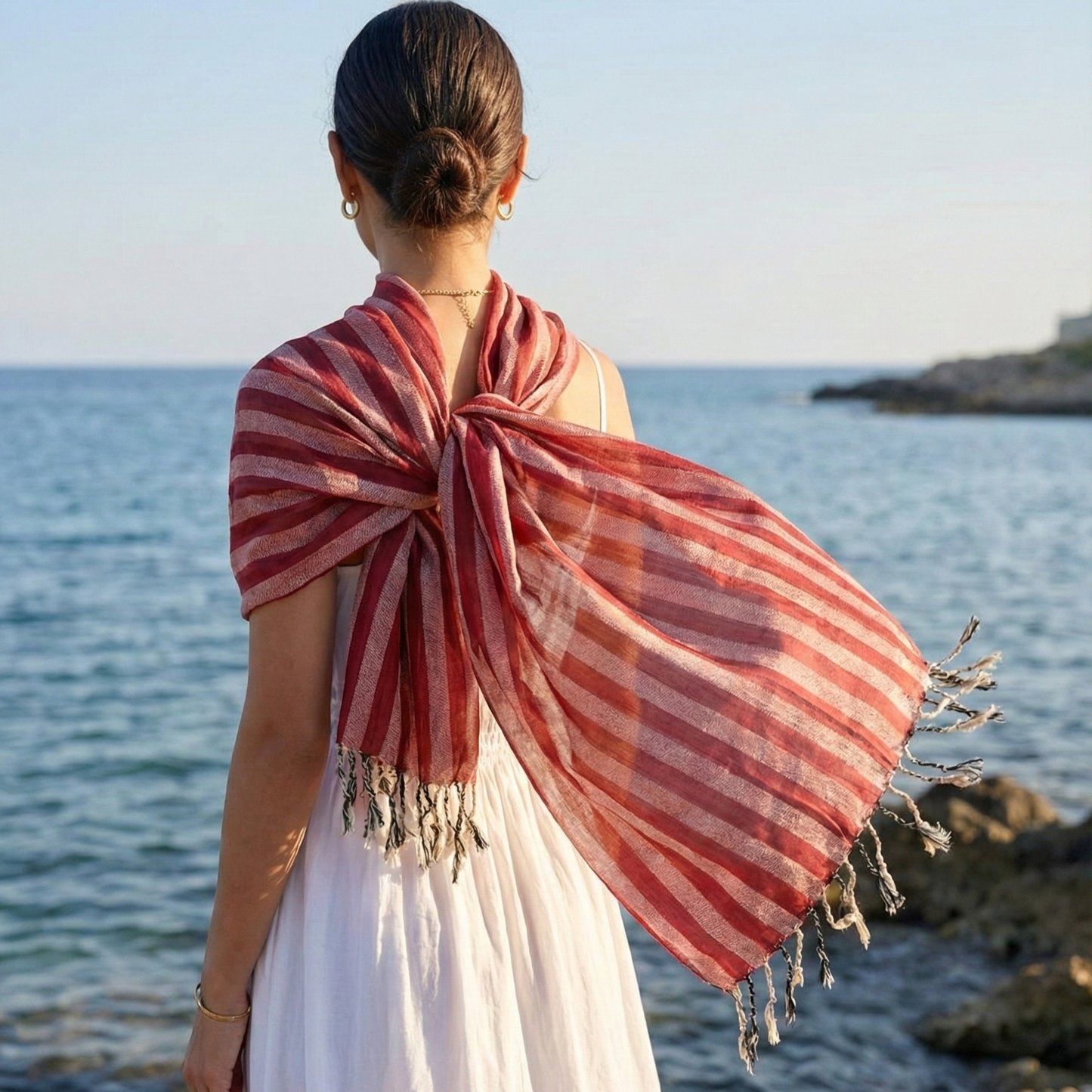 Handwoven Anatolian Silk Scarf – Limited Heritage Collection