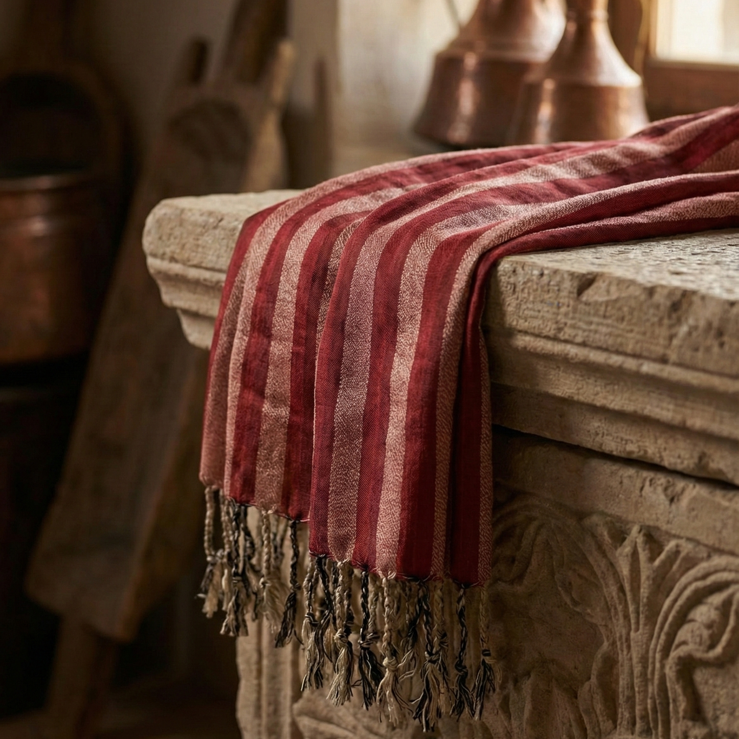 Handwoven Anatolian Silk Scarf – Limited Heritage Collection