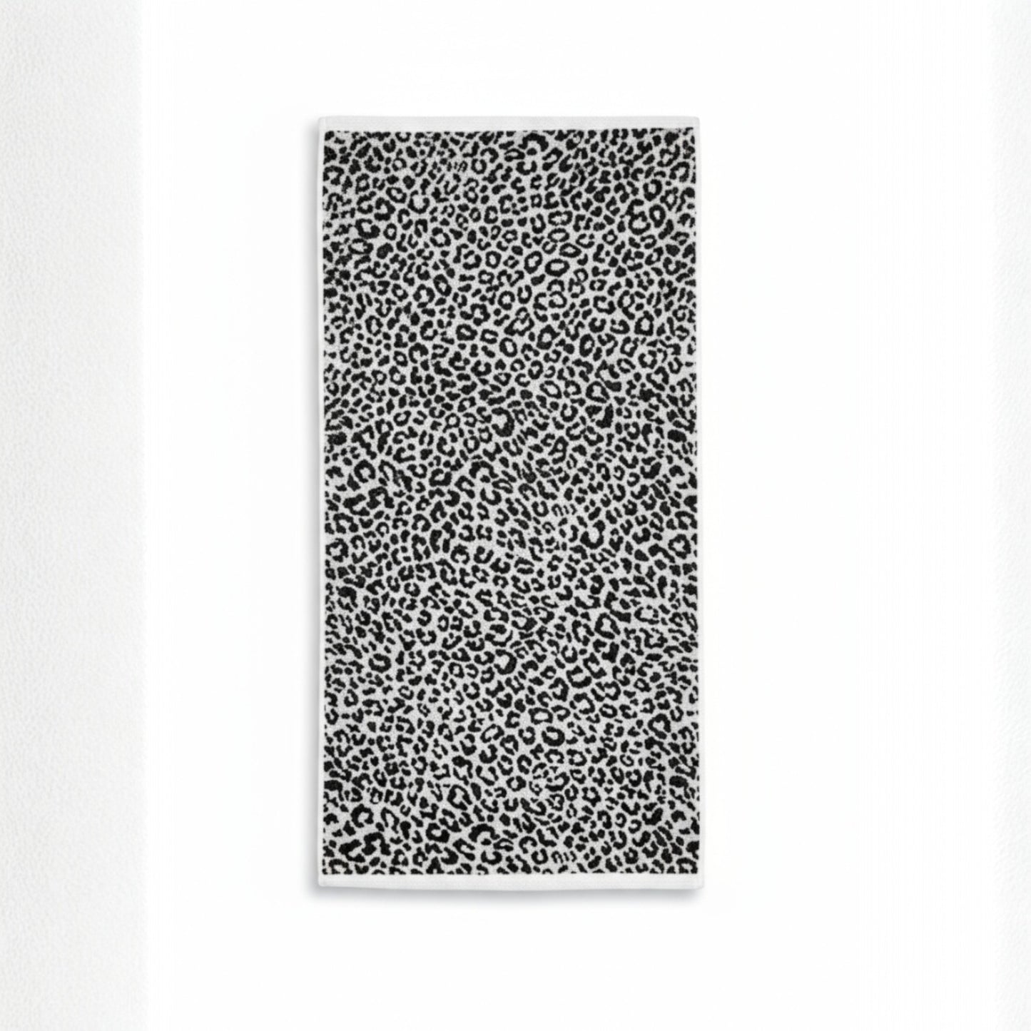 Leopard Design Hand & Face Towel – Natural Turkish Cotton, Limited Edition