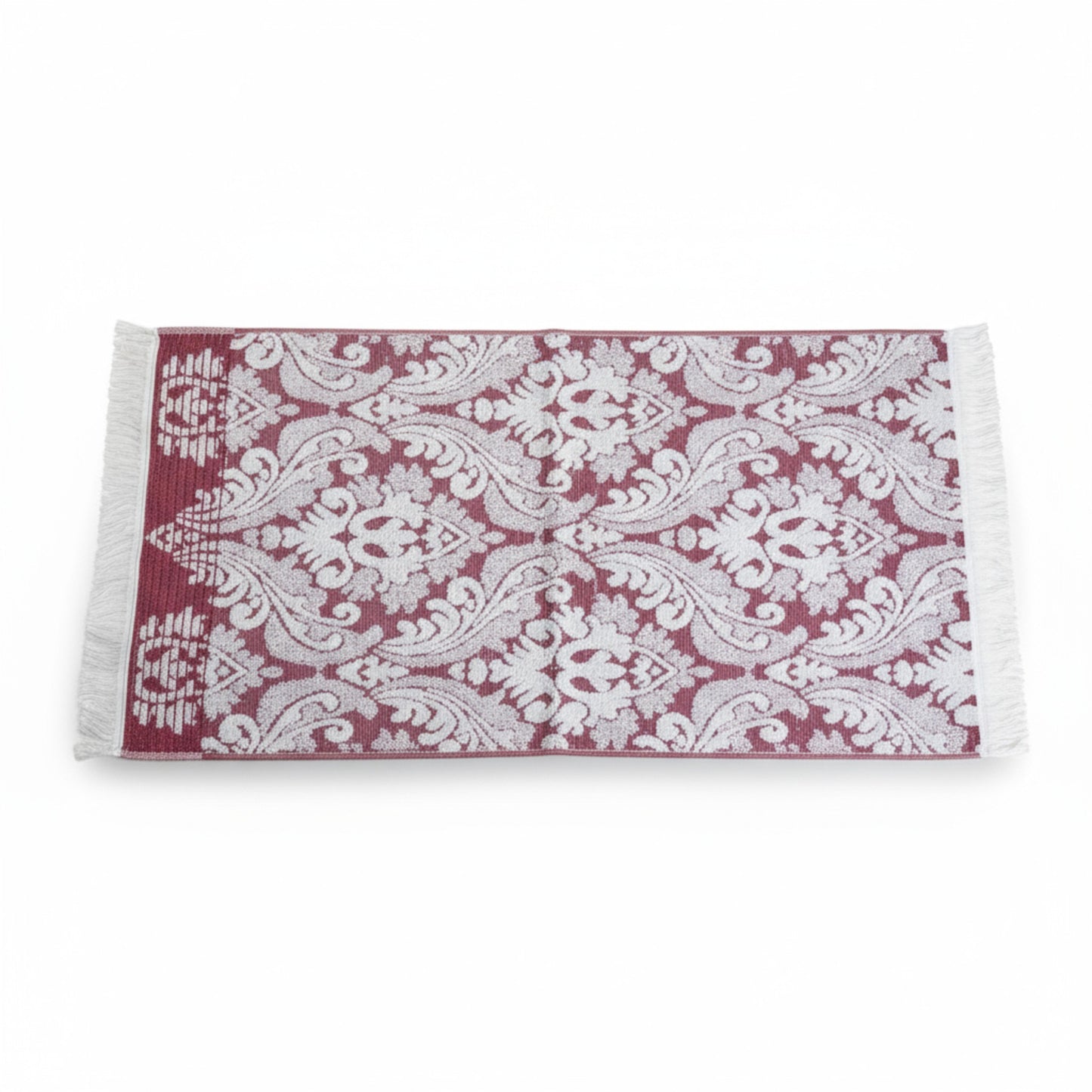 Modern Damascus Design Hand Towel – Handwoven Natural Cotton Elegance