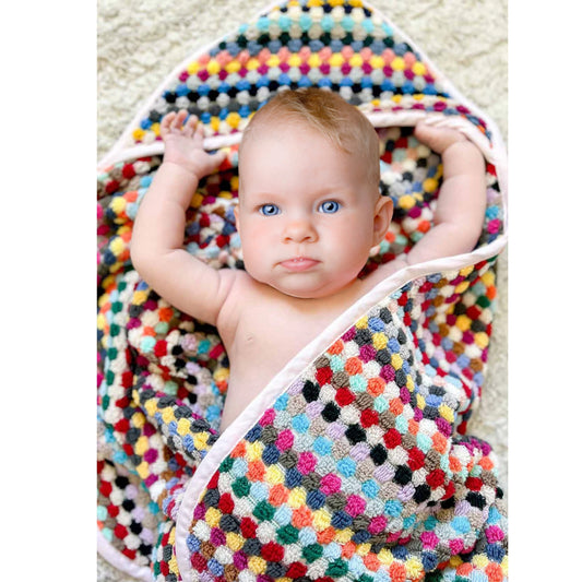 Natural Cotton Hand Woven Turkish Terry Baby Towel