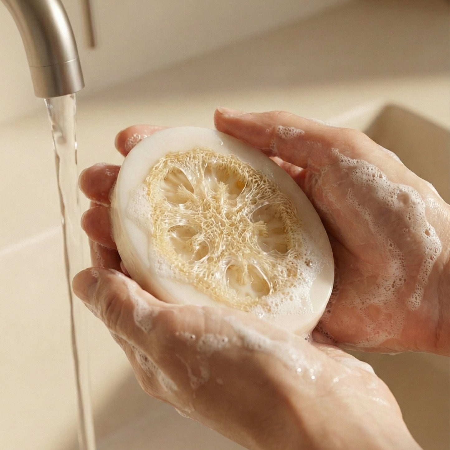 Natural Donkey Milk Soap With Sponge 130g