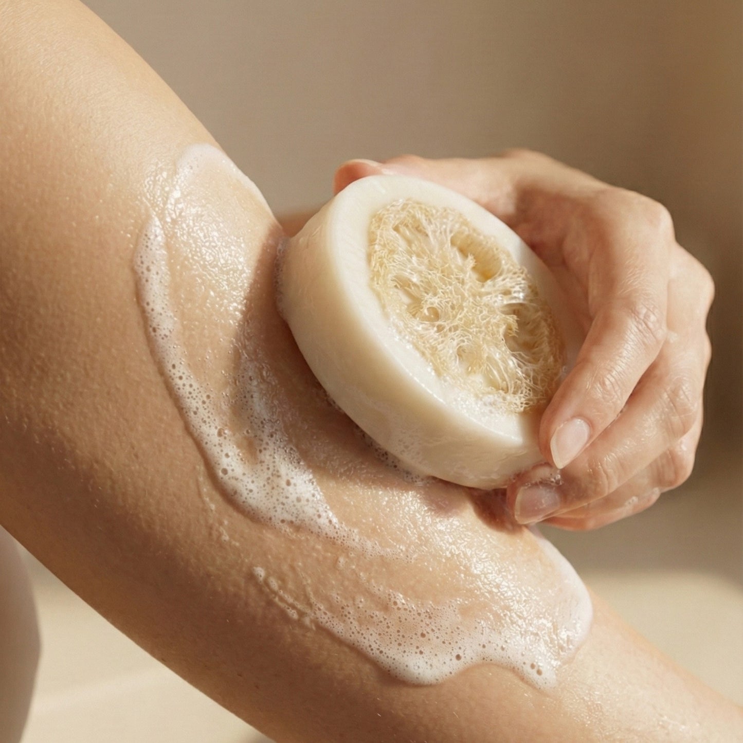 Natural Donkey Milk Soap With Sponge 130g