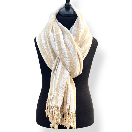 Pure Silk Hand-Woven Scarf from Antochia
