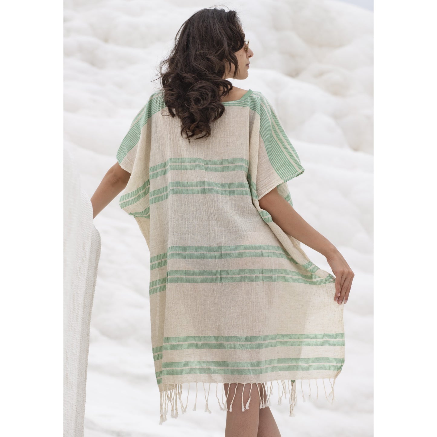 Pure Linen Handmade Beach Dress