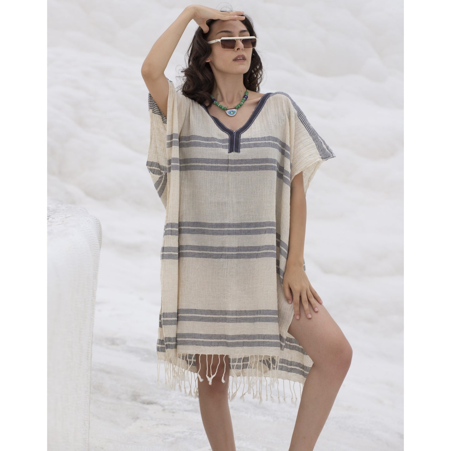 Pure Linen Handmade Beach Dress