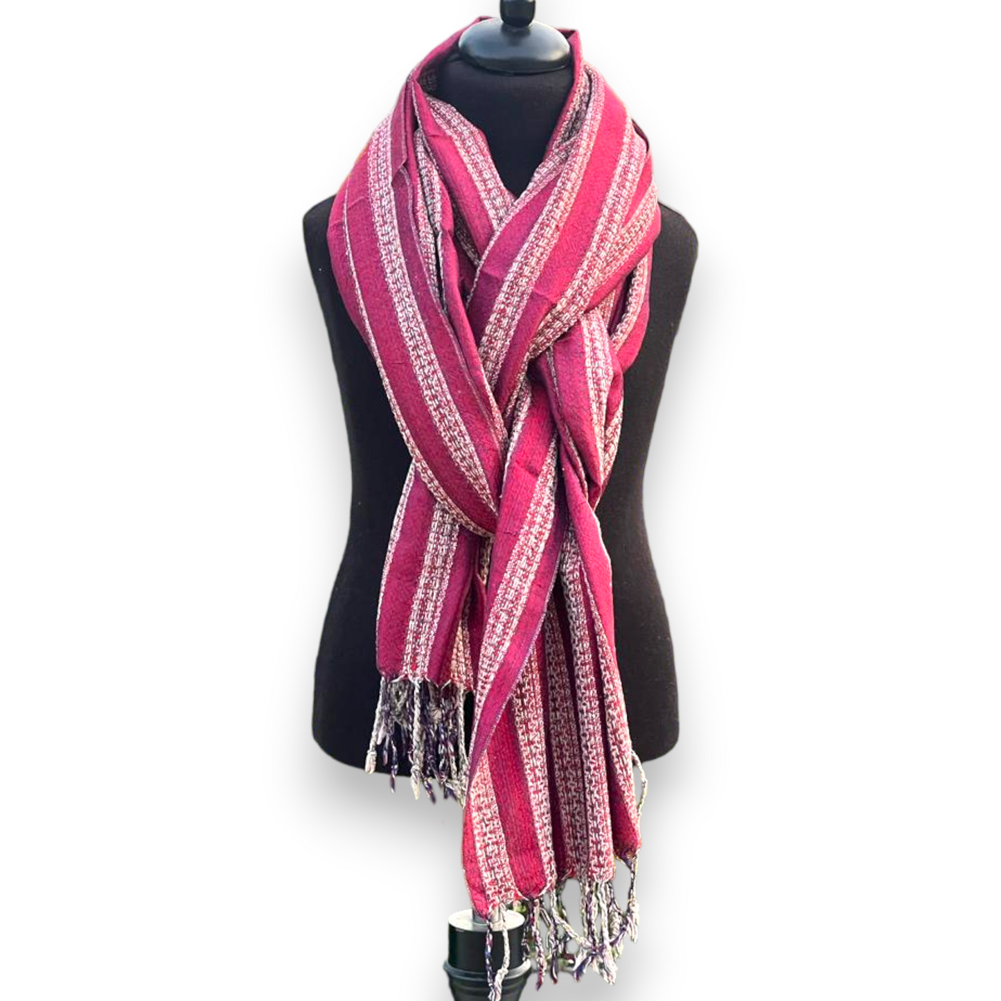 Pure Silk Hand-Woven Scarf from Antochia