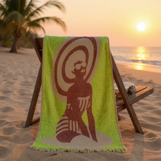 Reversible Turkish Towel | Modern Woman Design Beach Towel