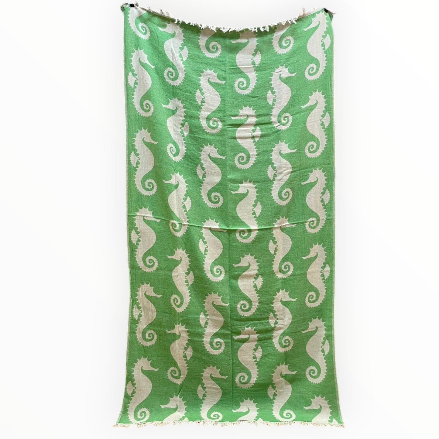 Seahorse Pattern Turkish Towel - Pestemal