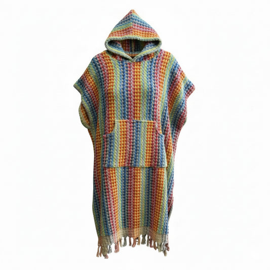 Surf & Beach Poncho – Unisex | Natural Turkish Cotton | Terry Towel | Handmade