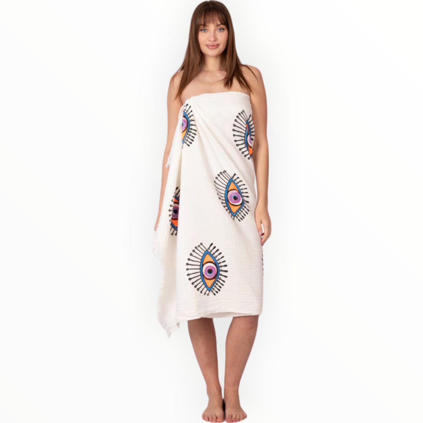 Three Layers Hand Woven Natural Cotton Turkish Towel Pestemal