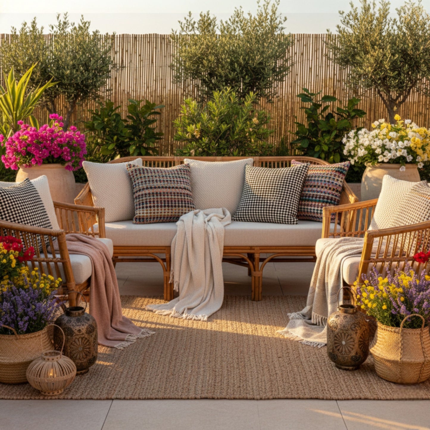 Traditional Anatolian Terry Pillowcase (44x44 cm)