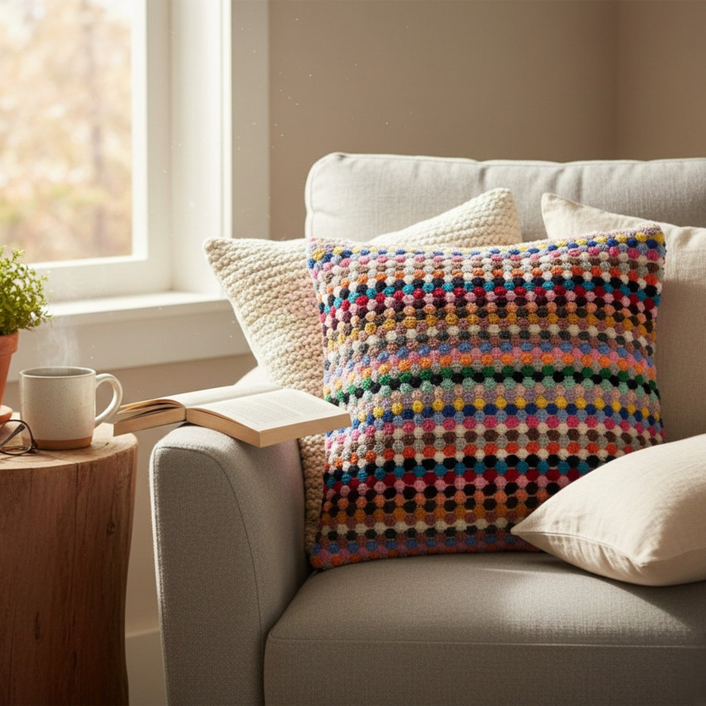 Traditional Anatolian Terry Pillowcase (44x44 cm)