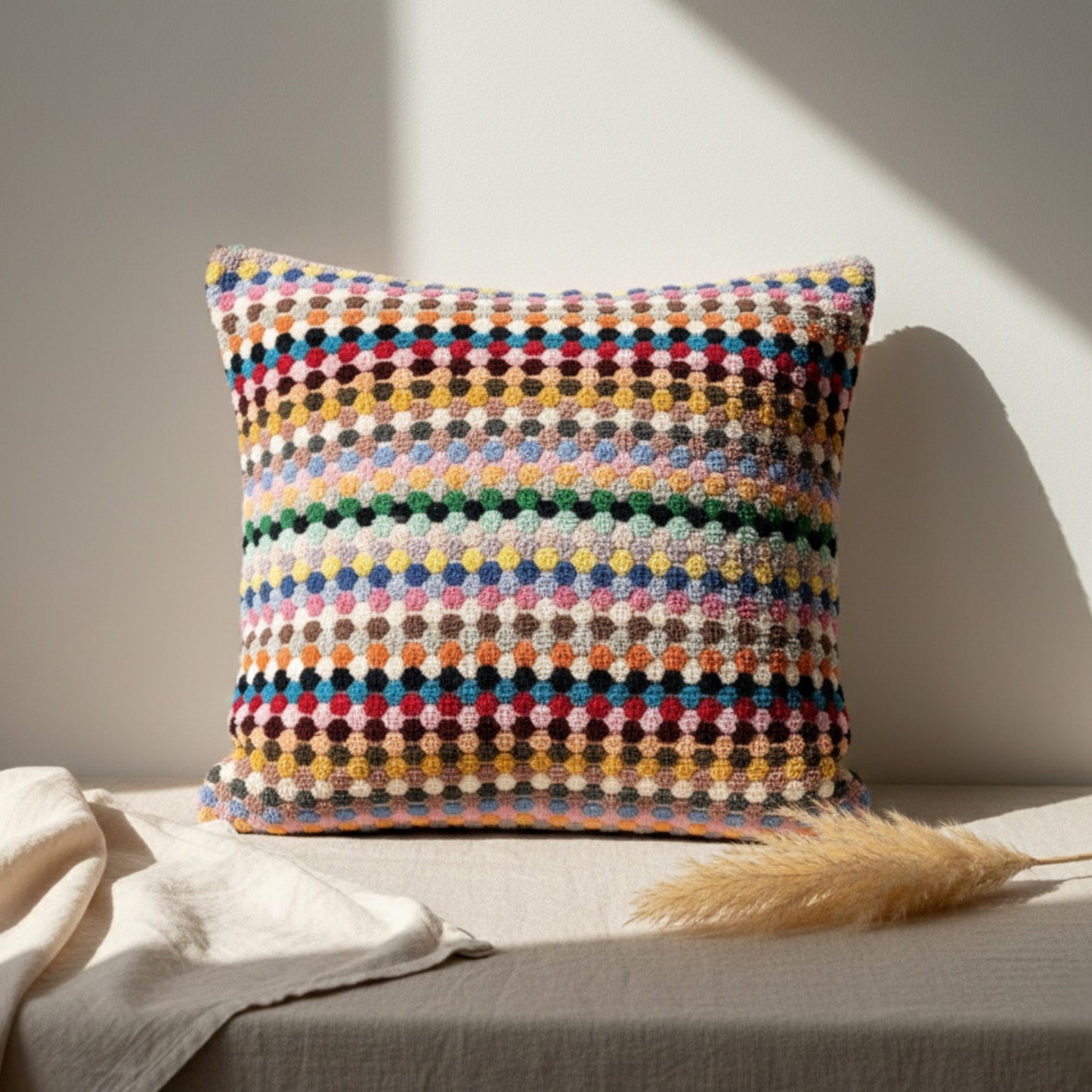 Traditional Anatolian Terry Pillowcase (44x44 cm)