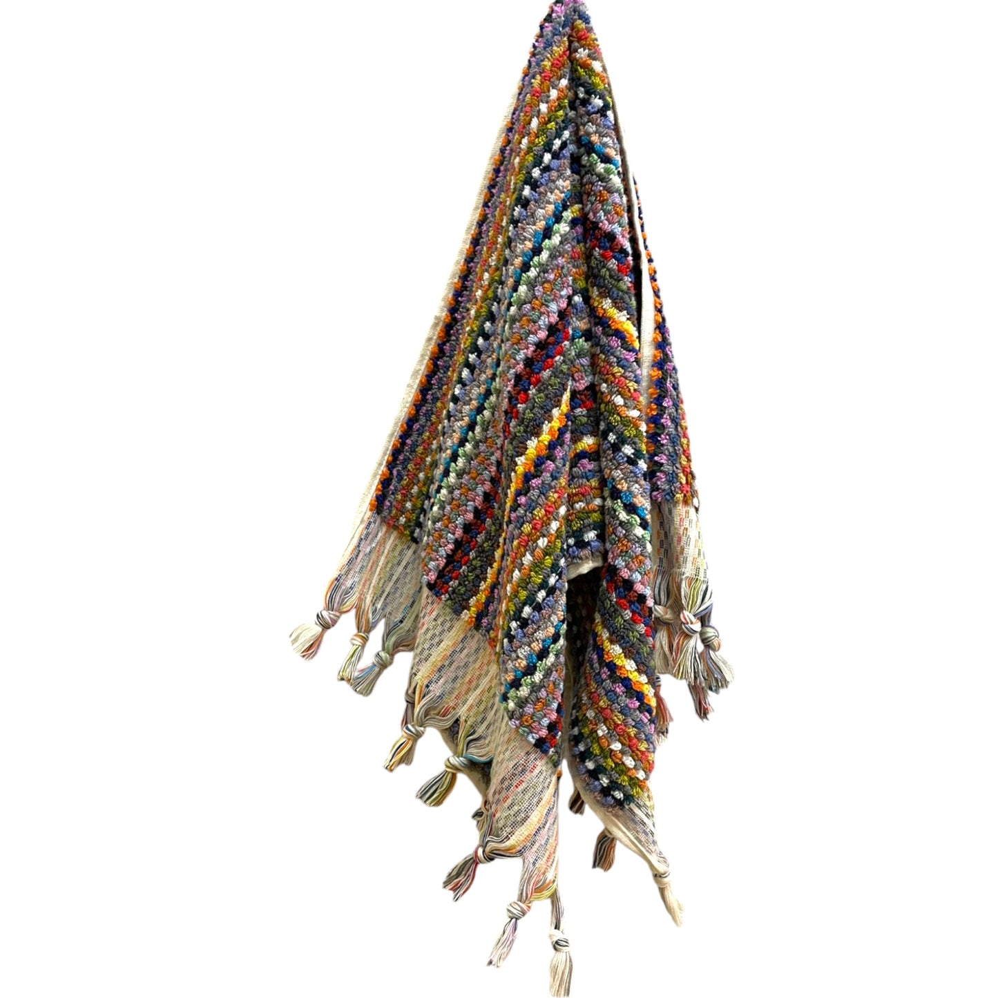 Turkish Hammam Terry Hand Towels Multi Color Small Dotted