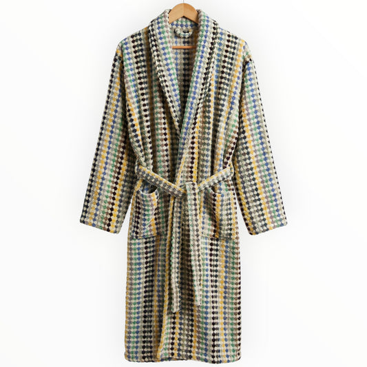 Turkish Terry Bathrobe Shawl Collar, Unisex, Premium Cotton