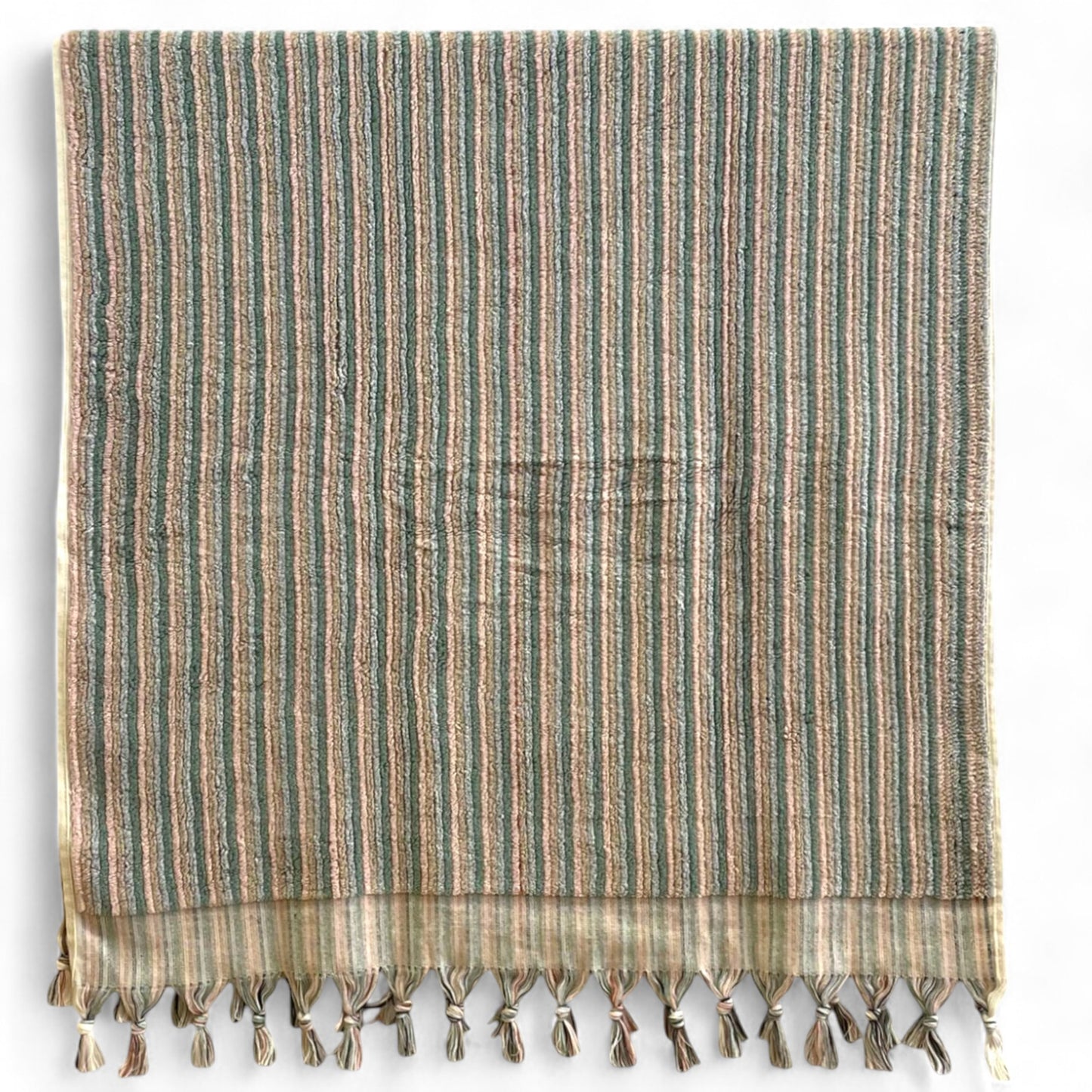 Natural Cotton Hand-Woven Turkish Terry Towel, Hammam Towel, Bath Towel