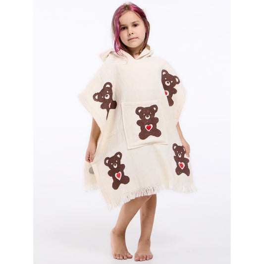 Turkish Towel Kids Poncho