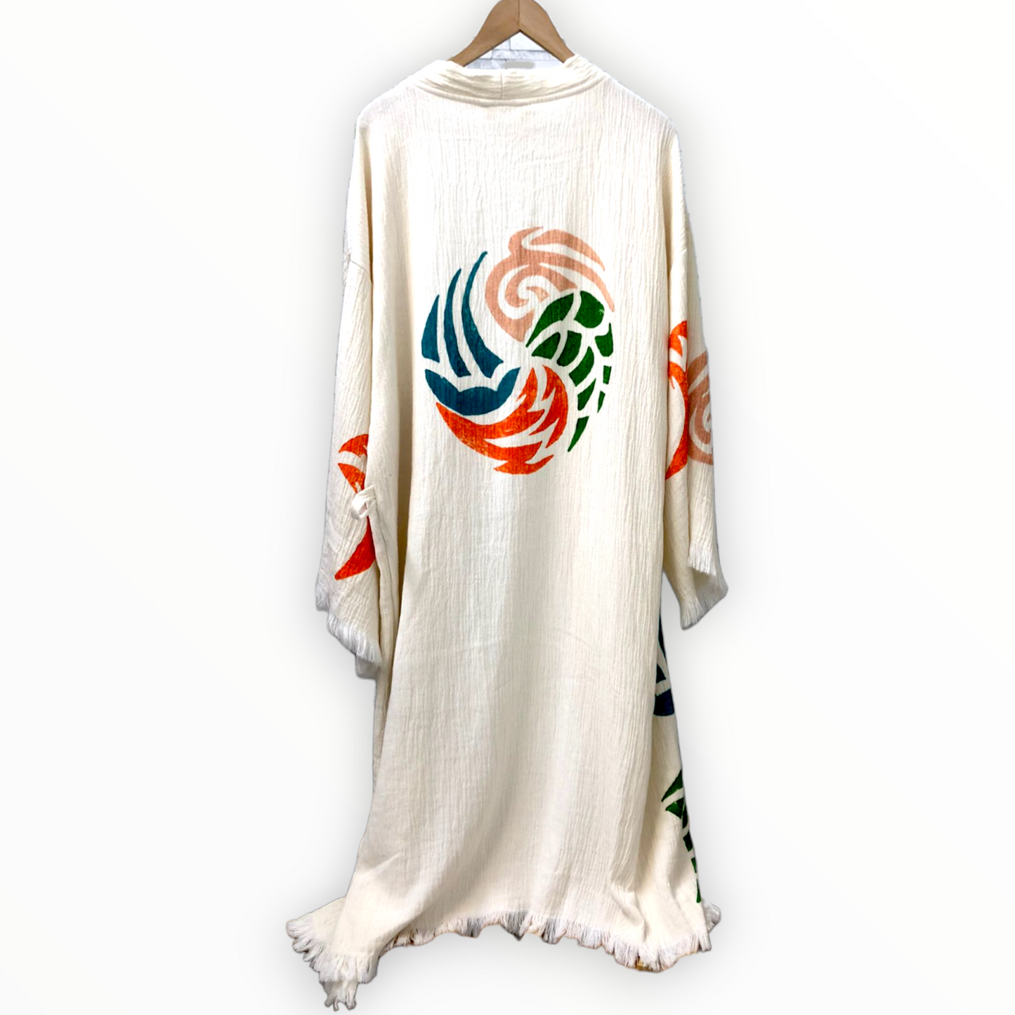 Turkish Towel Kimono Kaftan Bathrobe - Beach Kimono