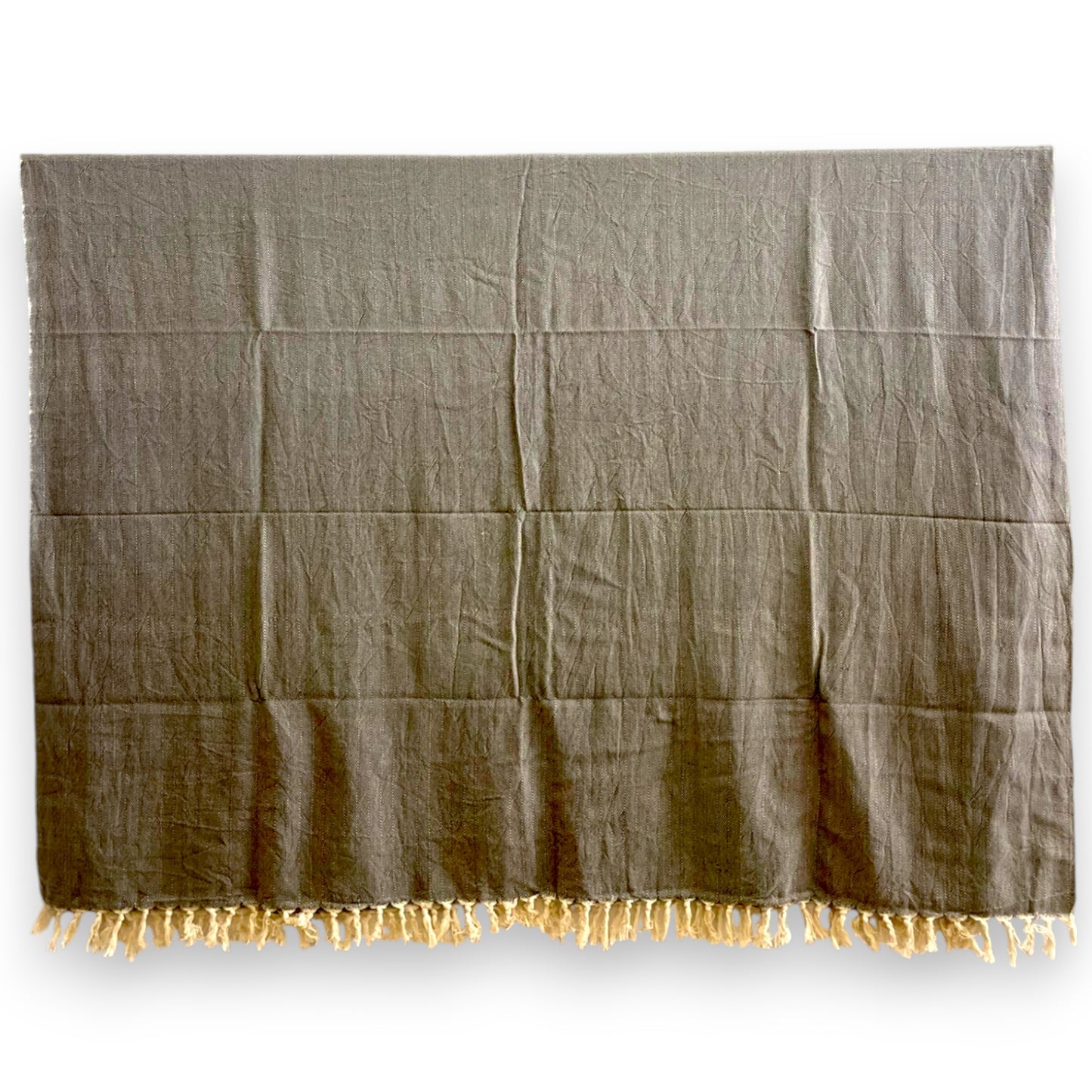 Turkish Towel Throw Blanket – Fish-Bone Design