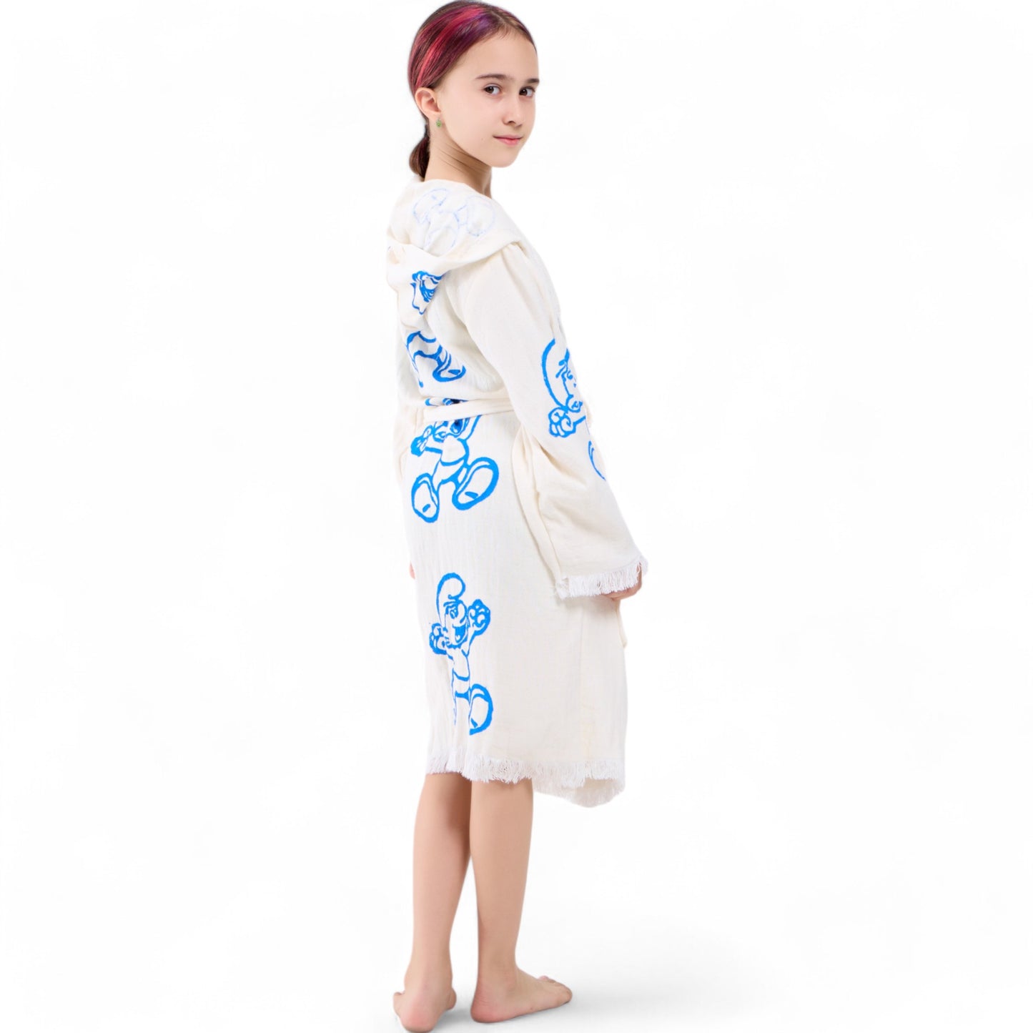 Turkish Towel Kimono Robe for Kids