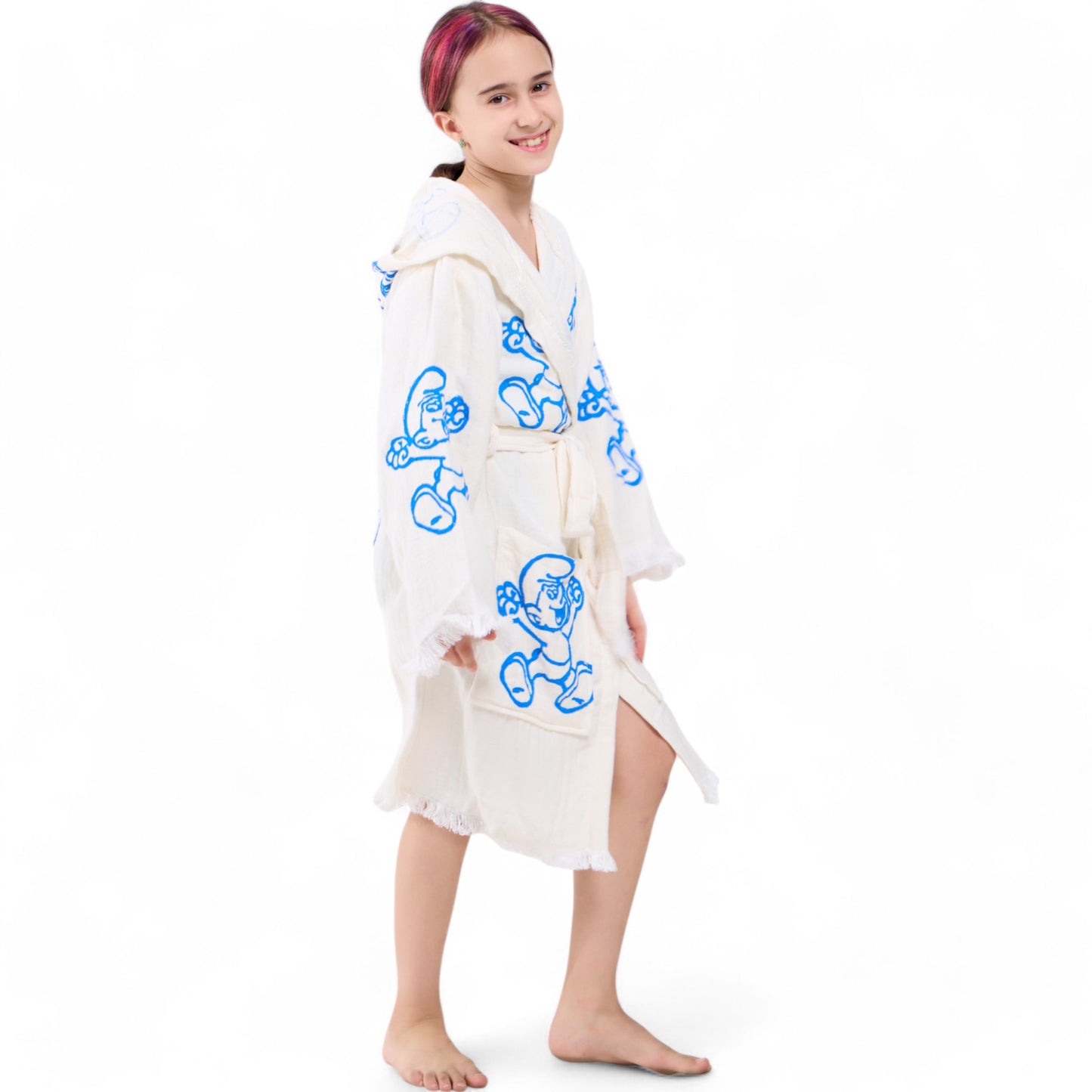 Turkish Towel Kimono Robe for Kids