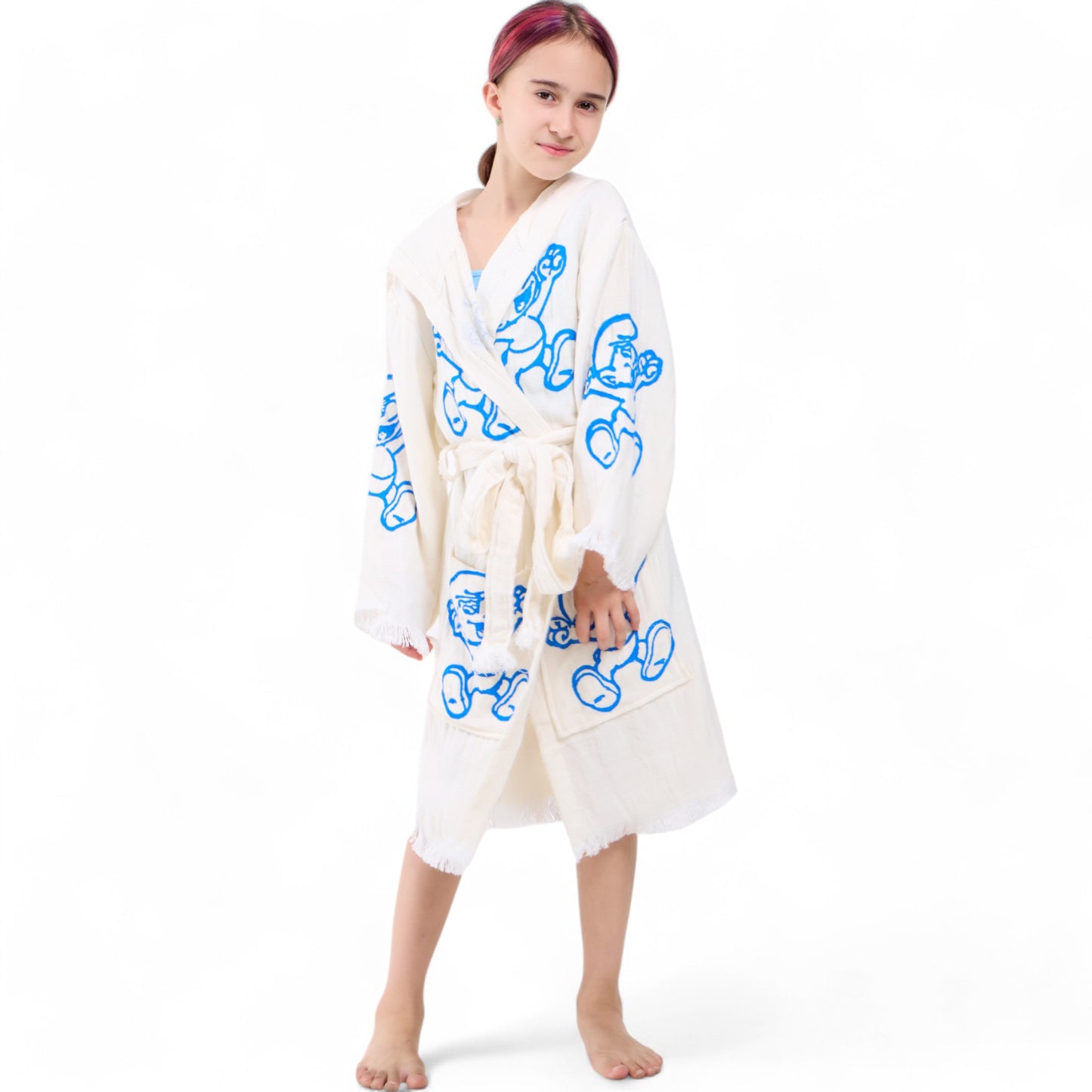 Turkish Towel Kimono Robe for Kids